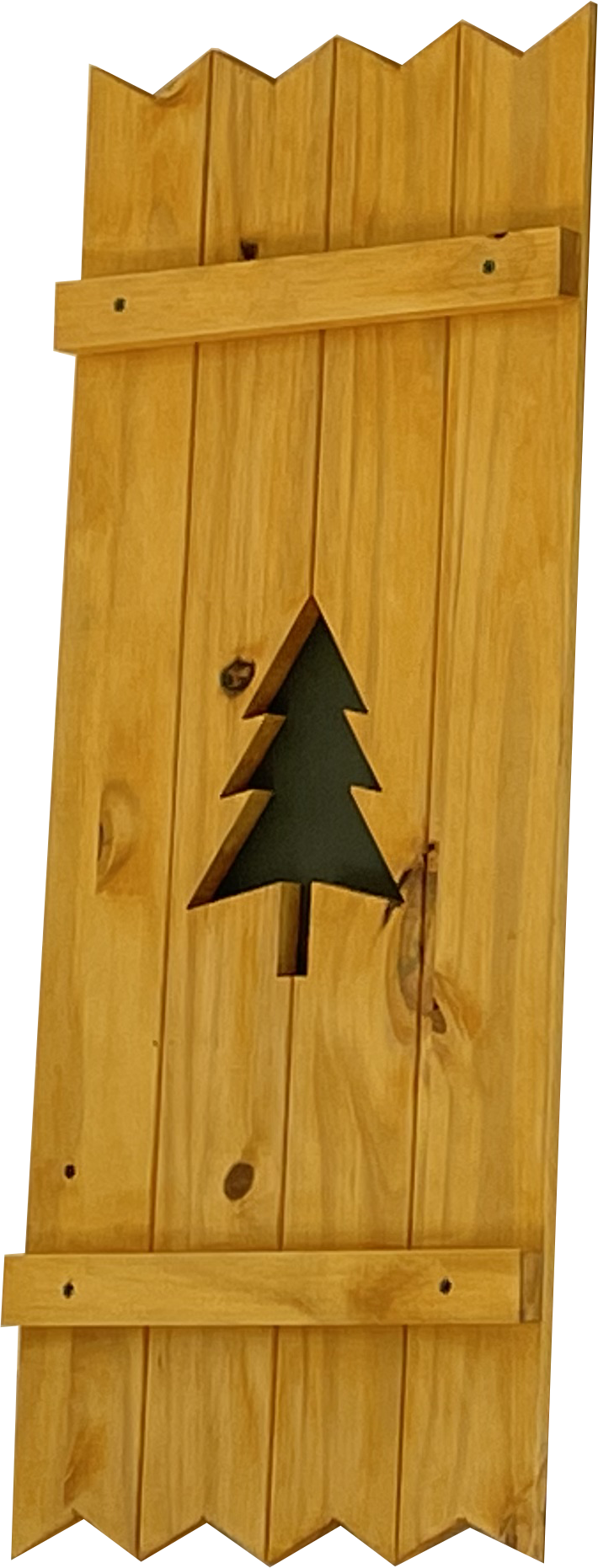 Custom Adirondack Camp Shutter Pine Tree