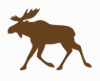 Moose Shutter Cutout